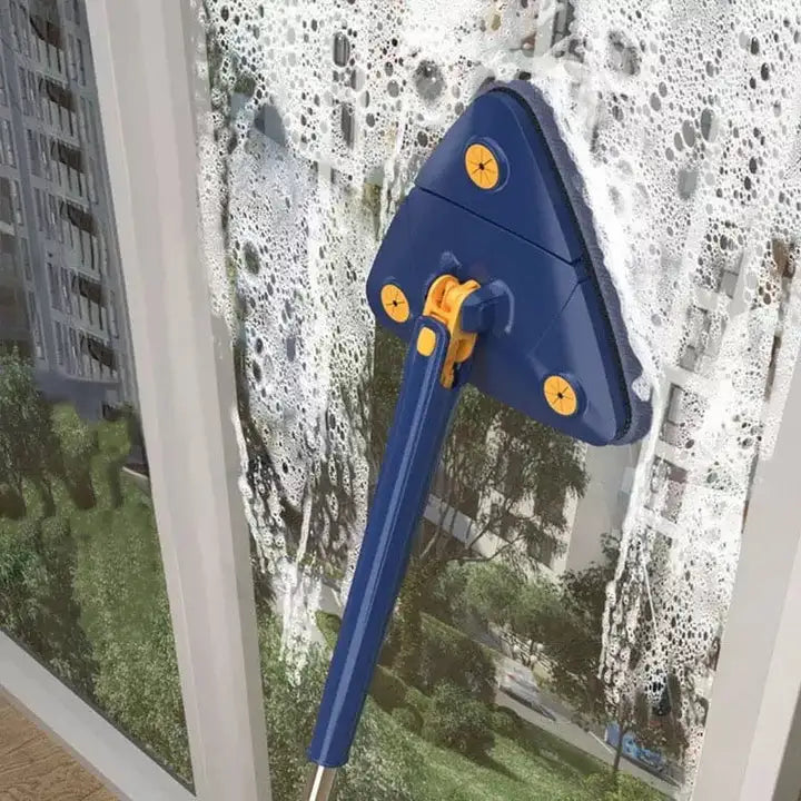 Multipurpose 360° Triangle Mop – Twist, Squeeze & Clean Every Corner