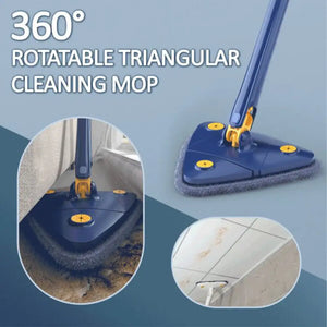Multipurpose 360° Triangle Mop – Twist, Squeeze & Clean Every Corner