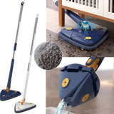 Multipurpose 360° Triangle Mop – Twist, Squeeze & Clean Every Corner